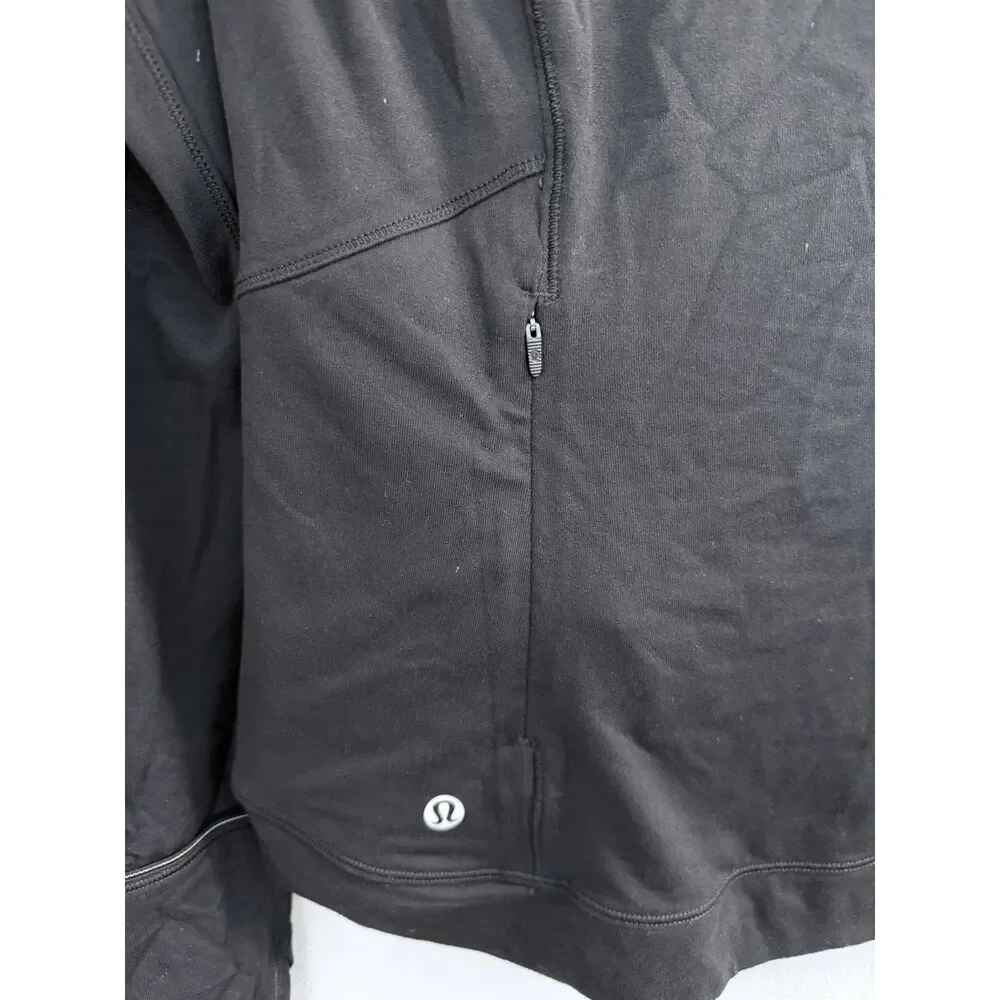 Lululemon It’s Rulu Run Long Sleeve Top - Black - Size 10‎